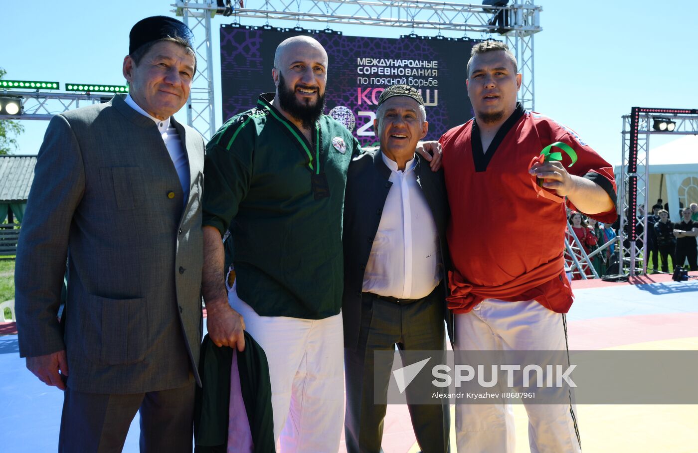 KAZANFORUM 2024. International Belt Wrestling Tournament in memory of the great Tatar scientist, educator, Imam Shigabutdin Marjani