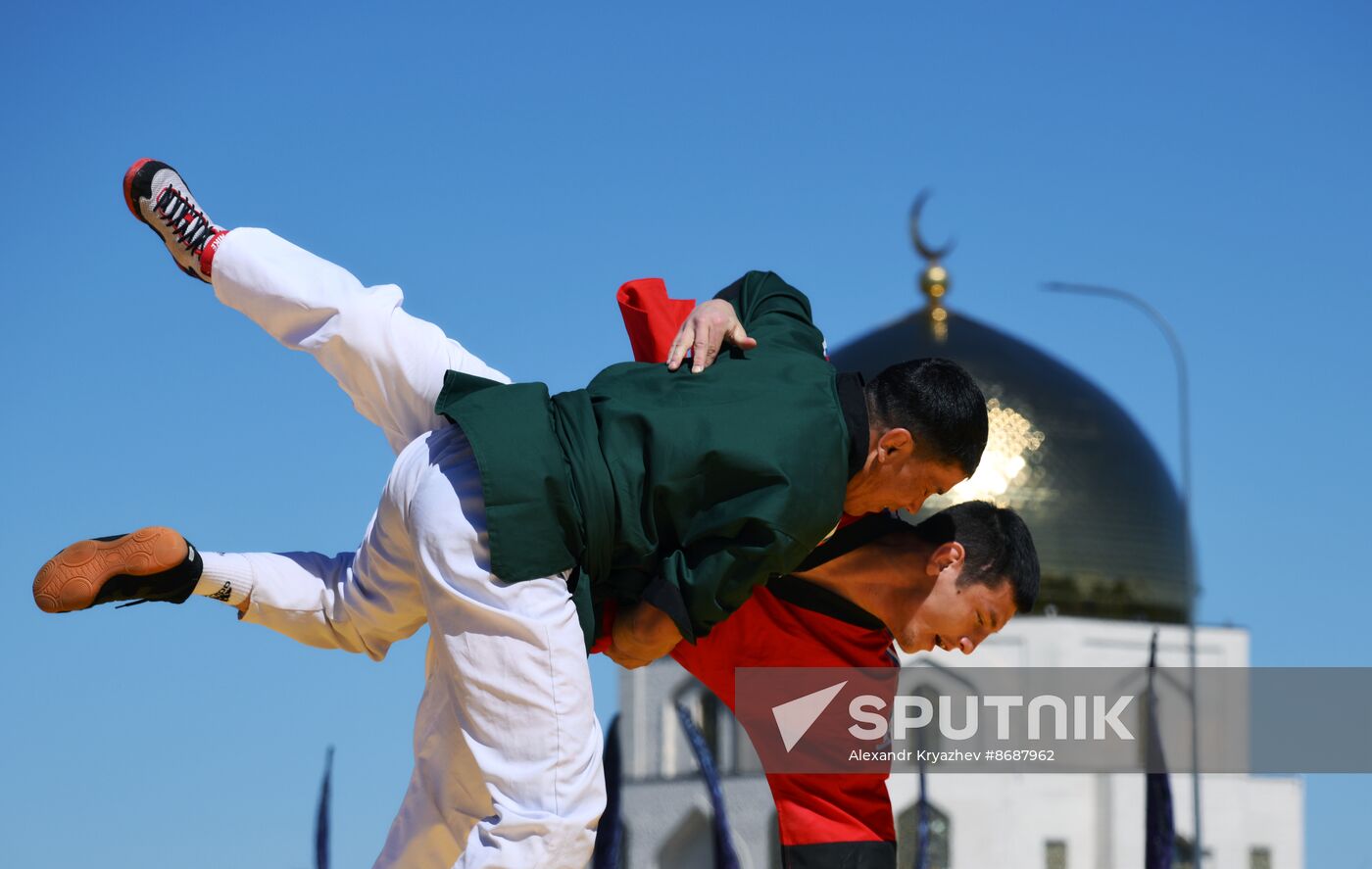 KAZANFORUM 2024. International Belt Wrestling Tournament in memory of the great Tatar scientist, educator, Imam Shigabutdin Marjani