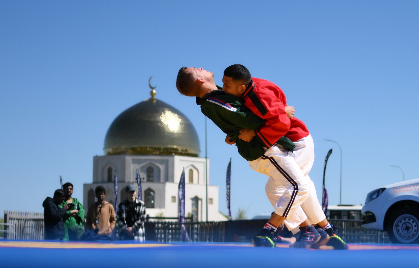 KAZANFORUM 2024. International Belt Wrestling Tournament in memory of the great Tatar scientist, educator, Imam Shigabutdin Marjani