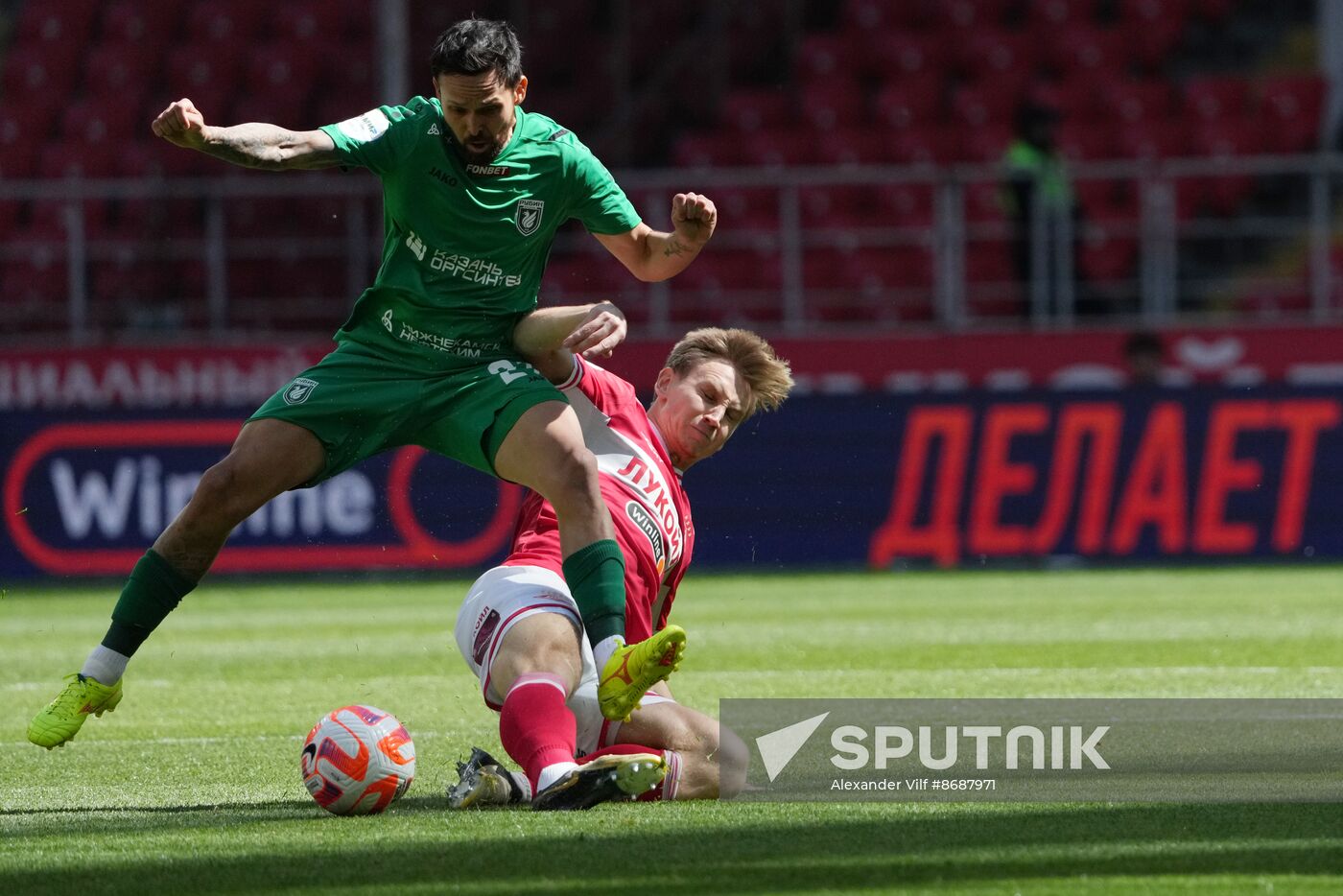 Russia Soccer Premier-League Spartak - Rubin