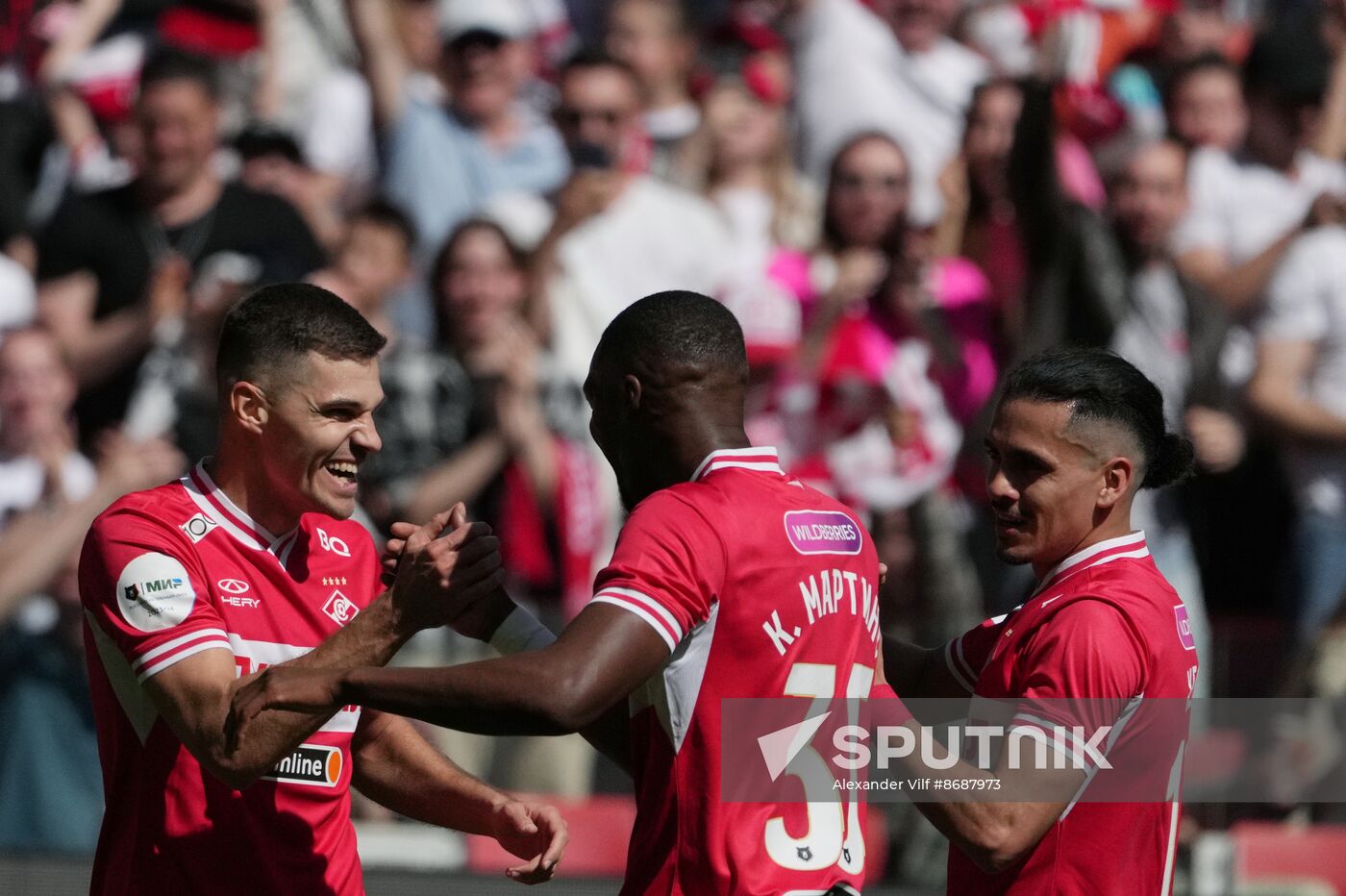 Russia Soccer Premier-League Spartak - Rubin