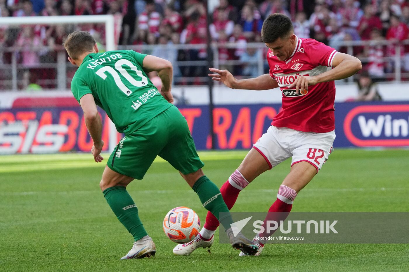 Russia Soccer Premier-League Spartak - Rubin