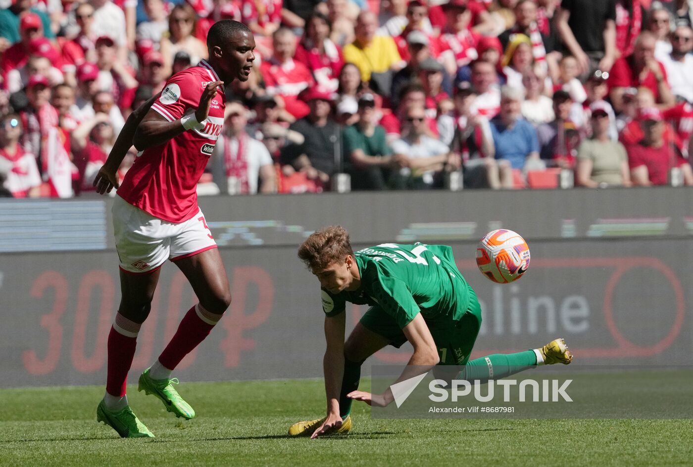 Russia Soccer Premier-League Spartak - Rubin