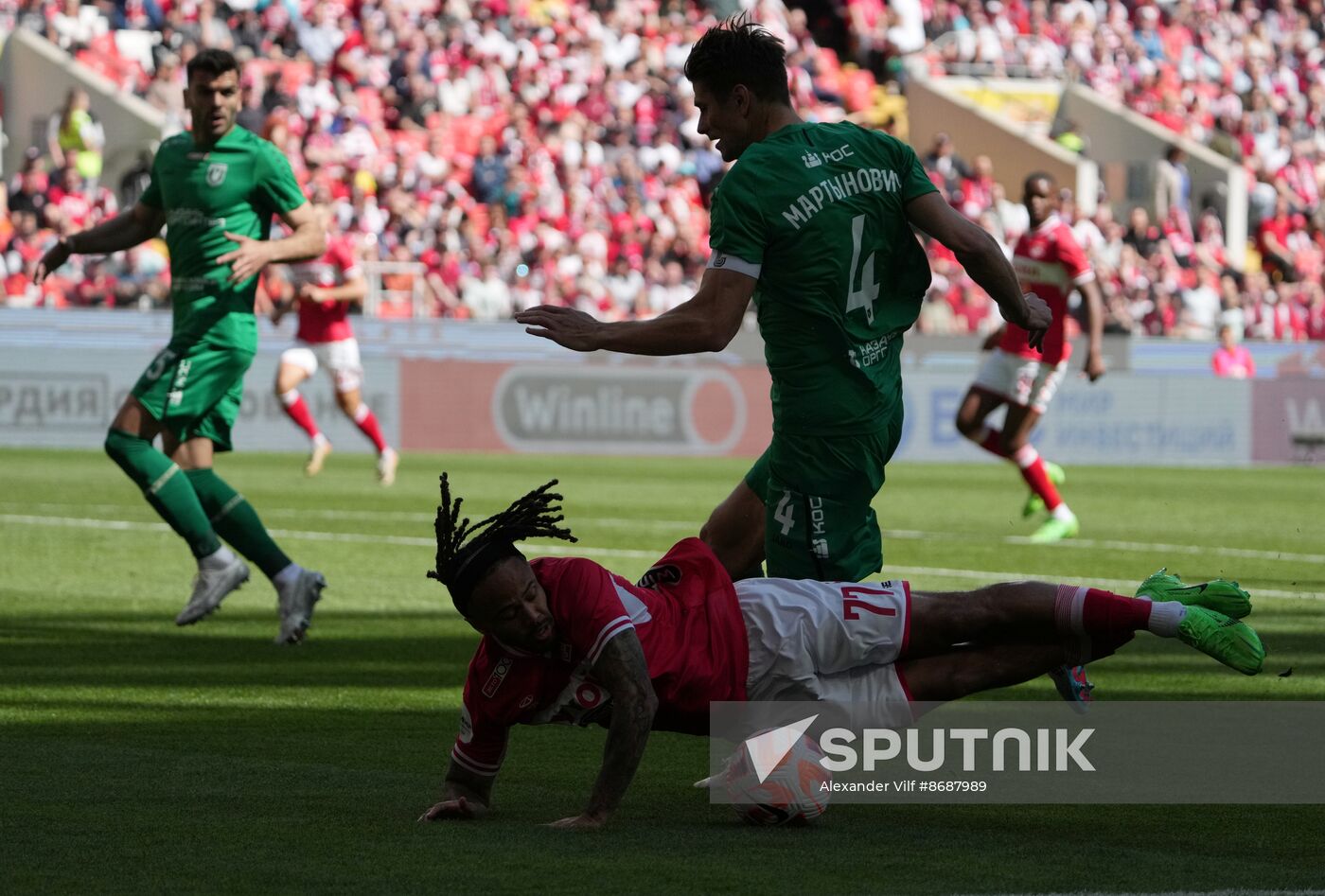 Russia Soccer Premier-League Spartak - Rubin