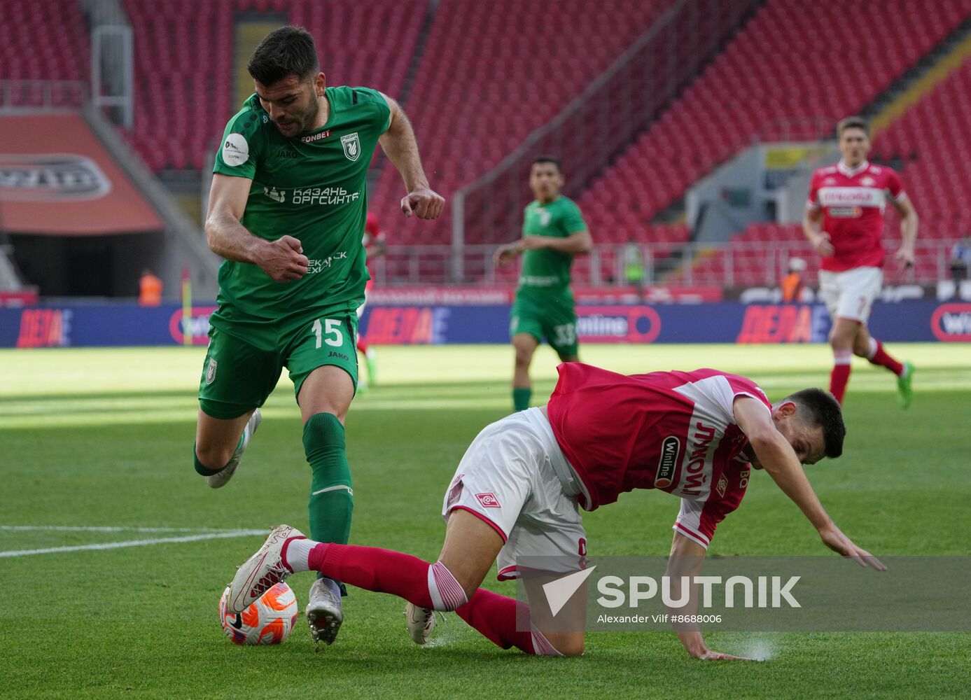 Russia Soccer Premier-League Spartak - Rubin
