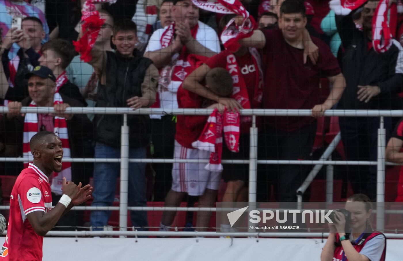Russia Soccer Premier-League Spartak - Rubin
