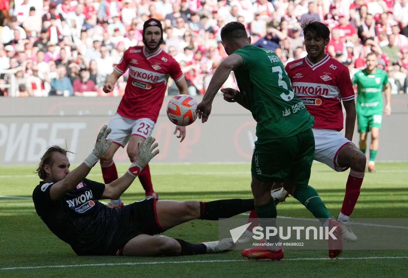Russia Soccer Premier-League Spartak - Rubin