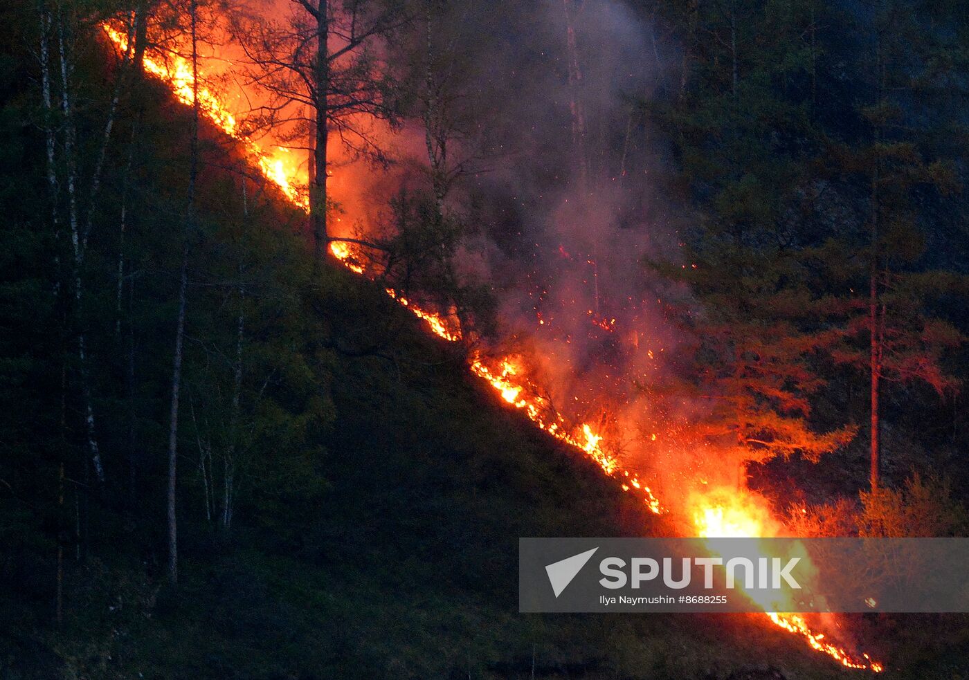 Russia Siberia Wildfire