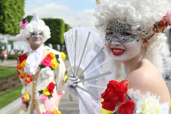 RUSSIA EXPO. Opening of Future in Flowers Festival