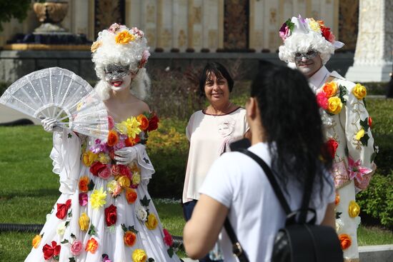 RUSSIA EXPO. Opening of Future in Flowers Festival