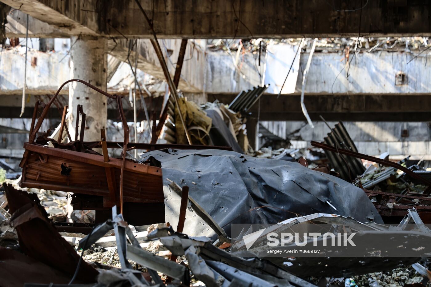 Russia DPR Destroyed Airport