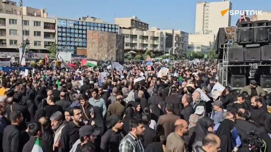 Sputnik. Funeral prayer for Iranian President Ebrahim Raisi