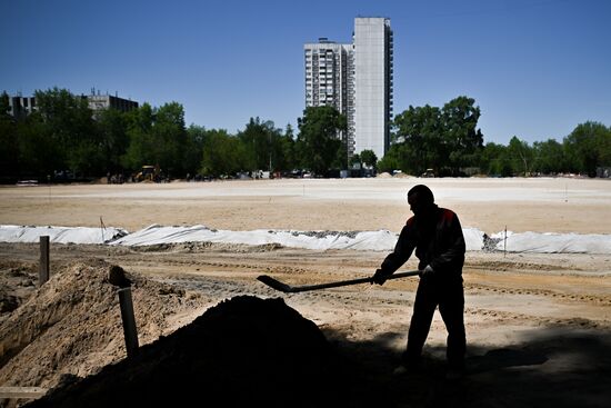 Russia Lokomotiv Stadium Reconstruction