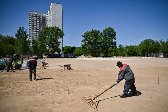 Russia Lokomotiv Stadium Reconstruction