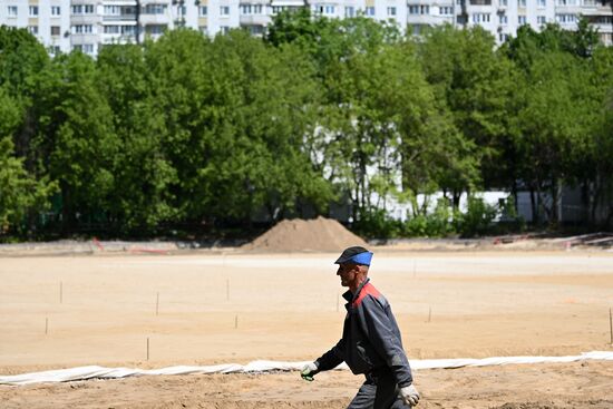 Russia Lokomotiv Stadium Reconstruction