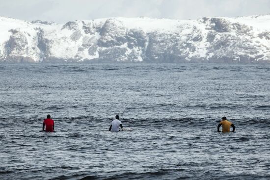 Russia Arctic Circle Surfing