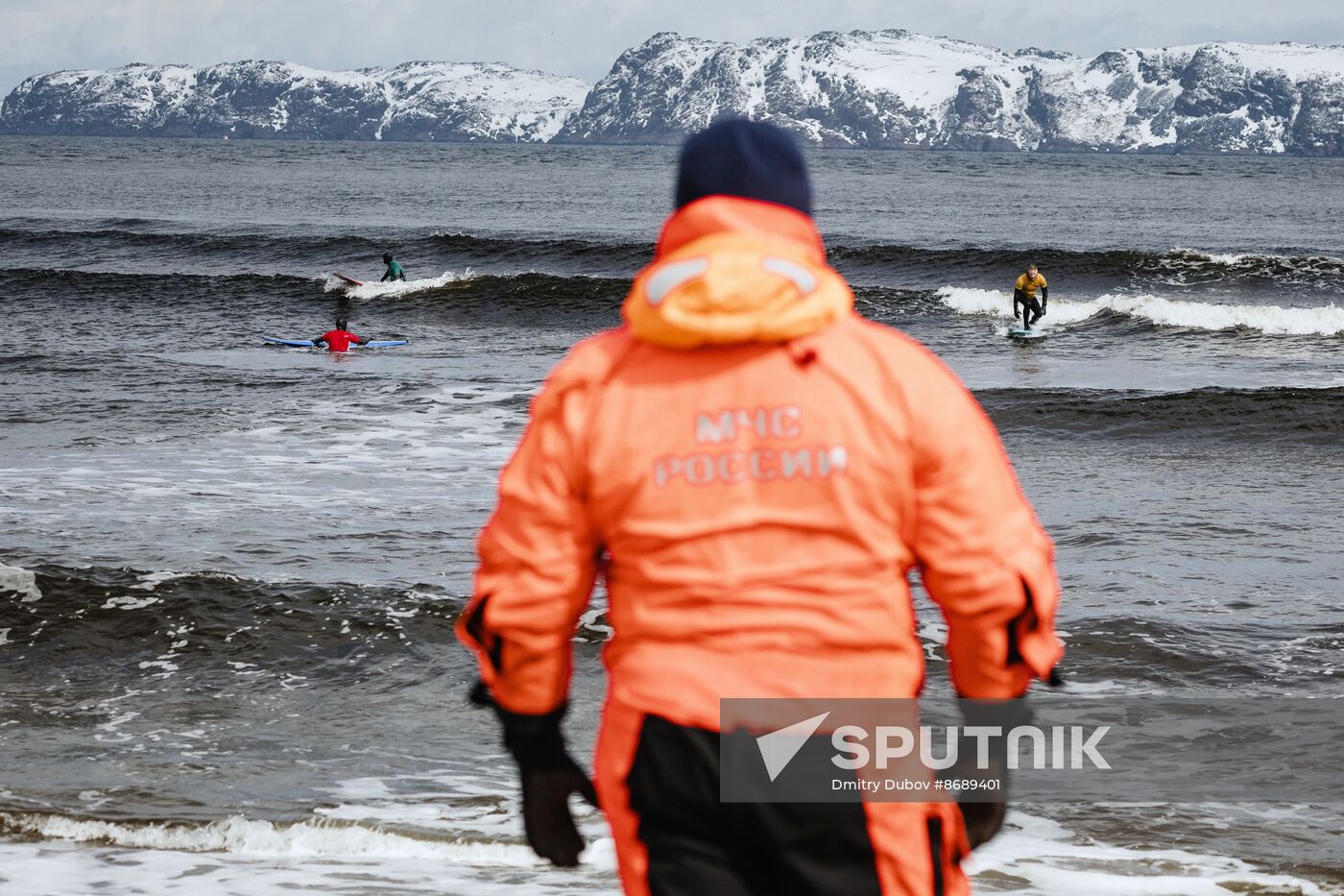 Russia Arctic Circle Surfing