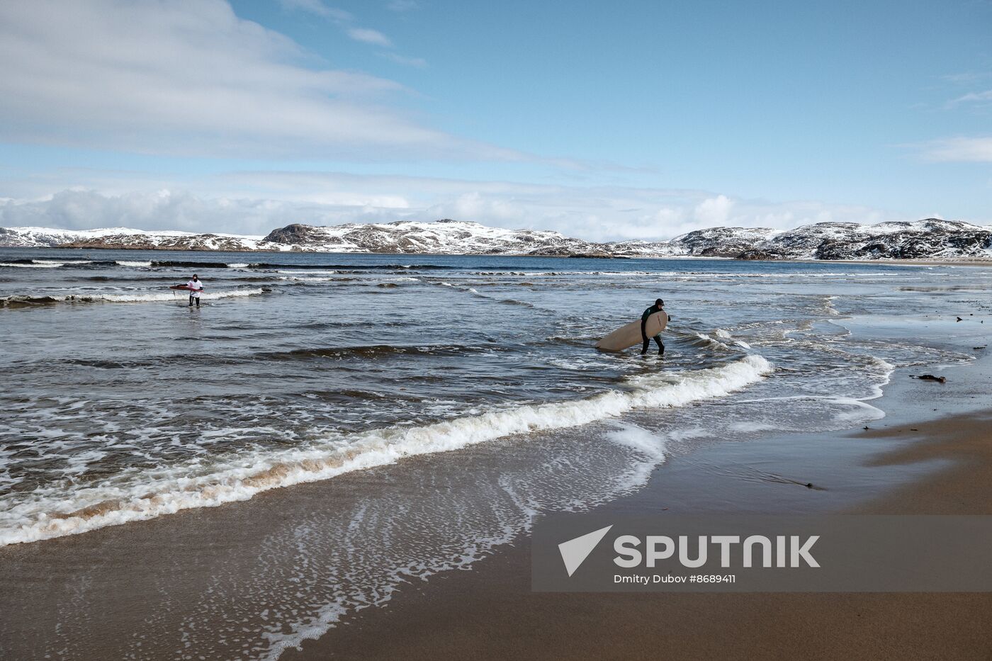 Russia Arctic Circle Surfing