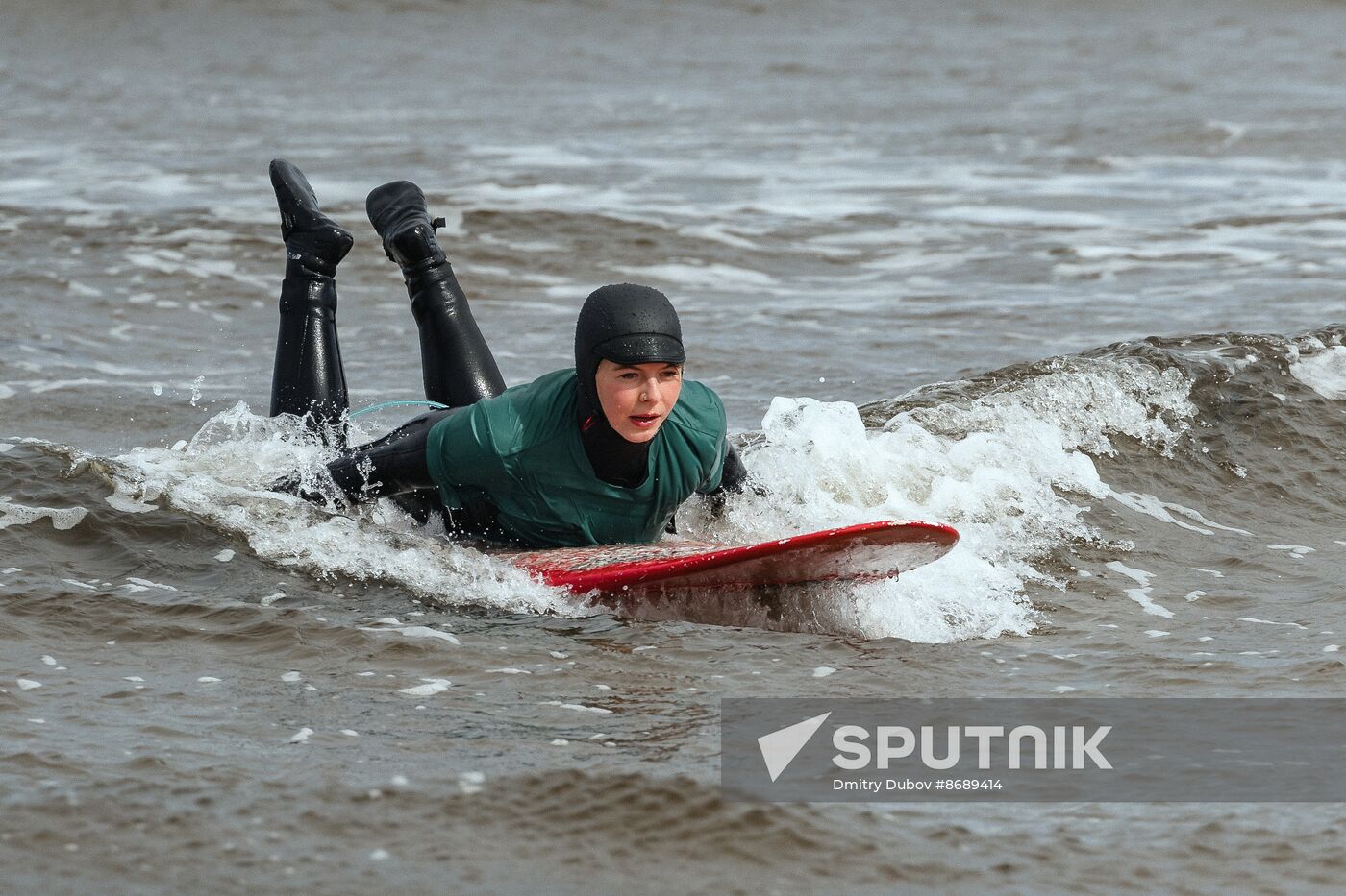 Russia Arctic Circle Surfing