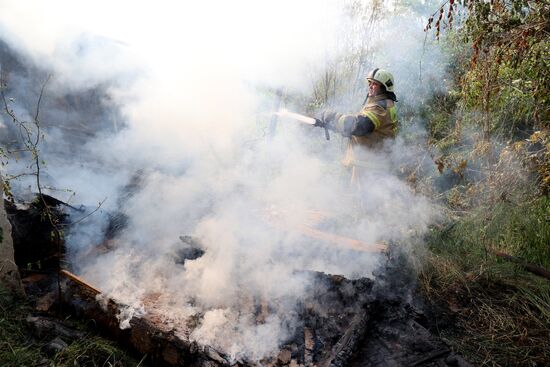 Russia Ukraine Military Operation Shelling