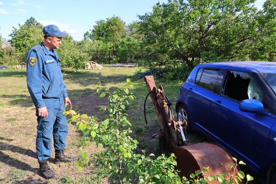 Russia Ukraine Military Operation Shelling