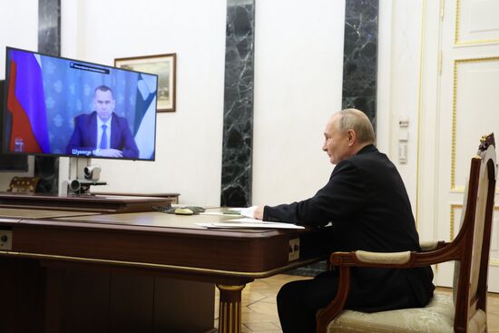 Russia Putin Kurgan Region Governor