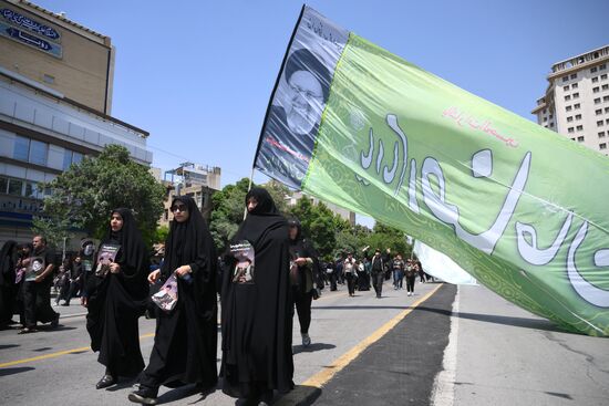 Iran President Death Farewell