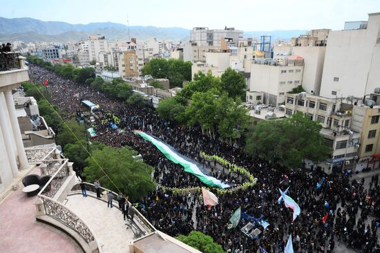 Iran President Death Farewell