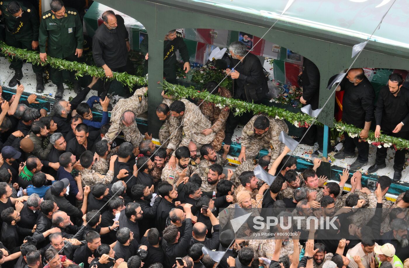 Iran President Death Farewell