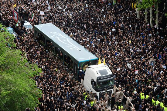 Iran President Death Farewell