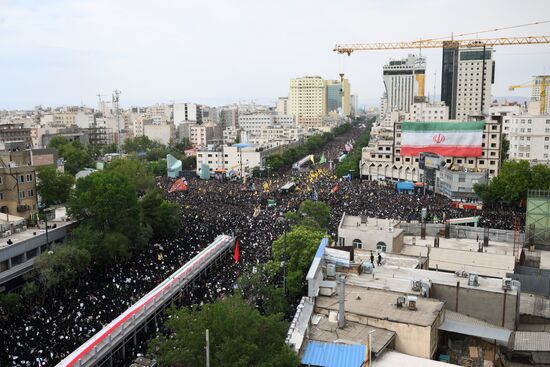 Iran President Death Farewell