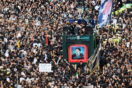 Iran President Death Farewell