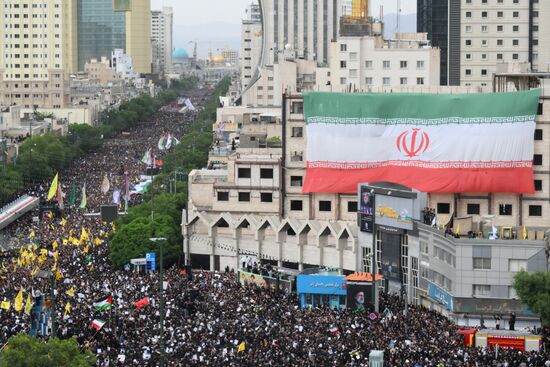 Iran President Death Farewell