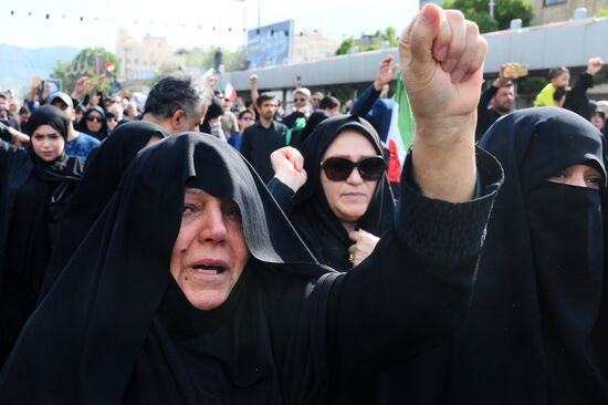 Iran President Death Farewell