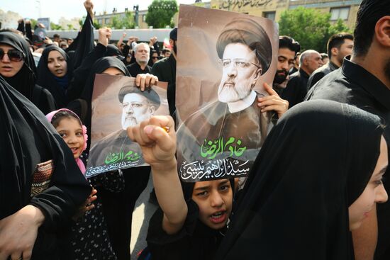 Iran President Death Farewell