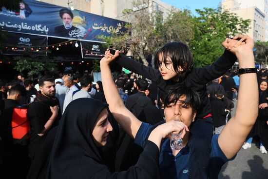 Iran President Death Farewell