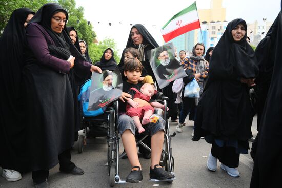 Iran President Death Farewell