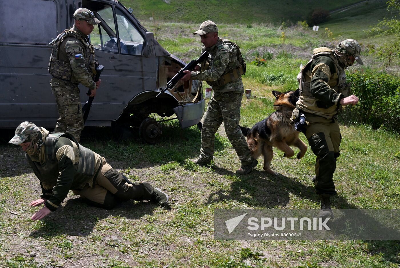 Russia Ukraine Military Operation Canine Service