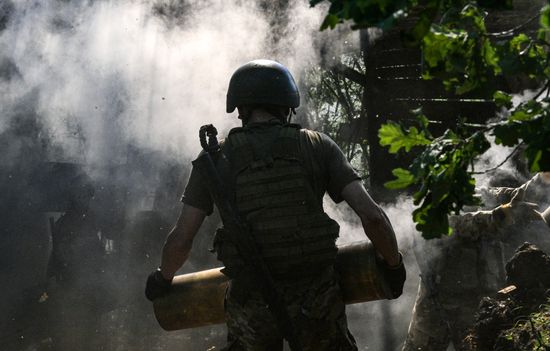 Russia Ukraine Military Operation Artillery Units