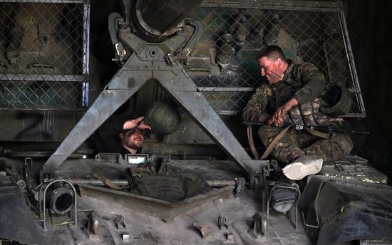 Russia Ukraine Military Operation Artillery Units