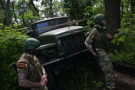 Russia Ukraine Military Operation Artillery Units