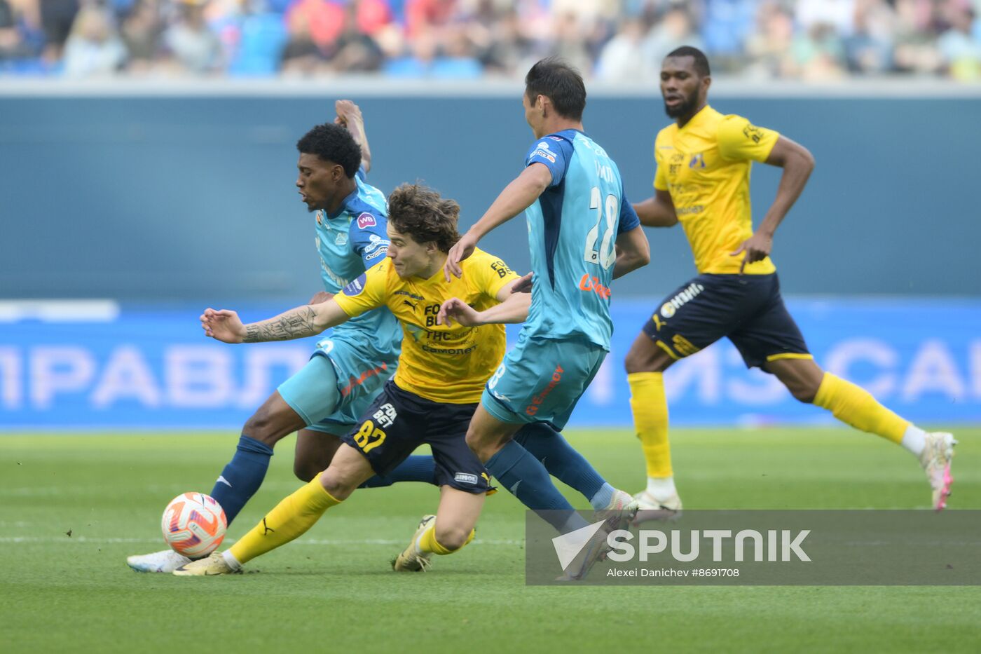 Russia Soccer Premier-League Zenit - Rostov