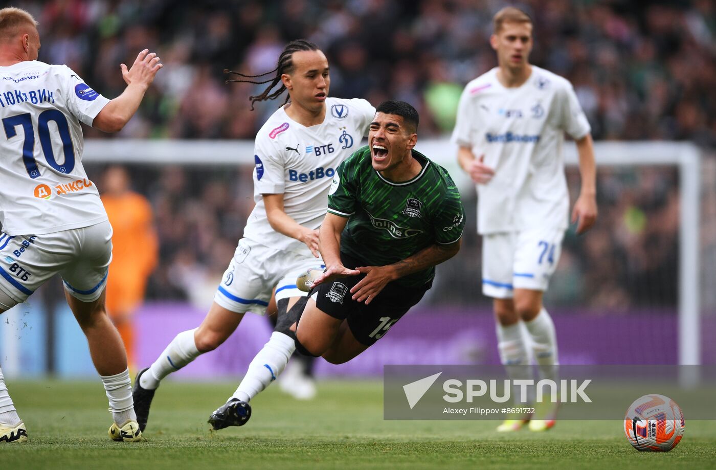 Russia Soccer Premier-League Krasnodar - Dynamo