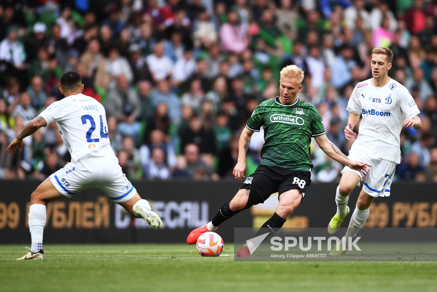 Russia Soccer Premier-League Krasnodar - Dynamo