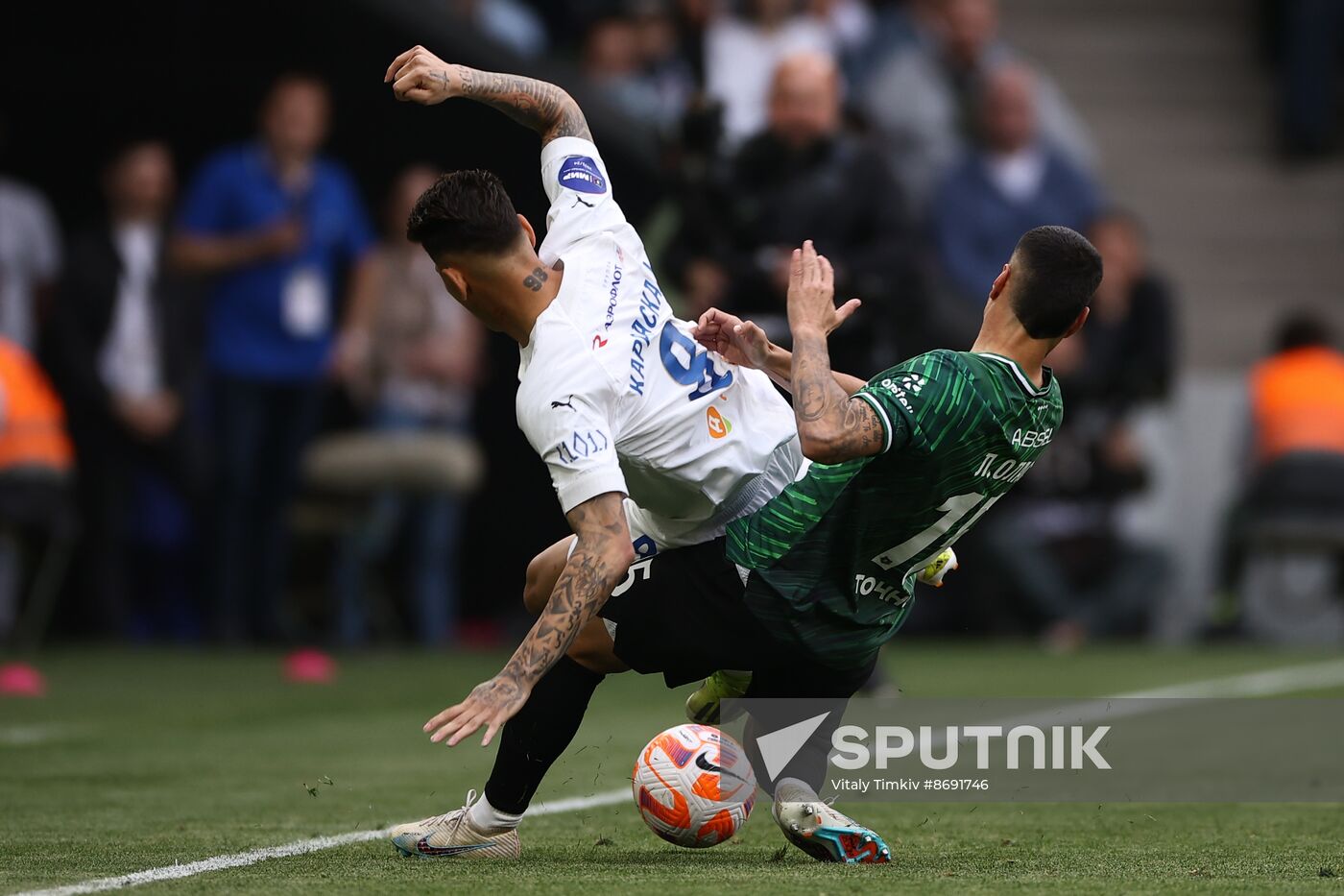 Russia Soccer Premier-League Krasnodar - Dynamo