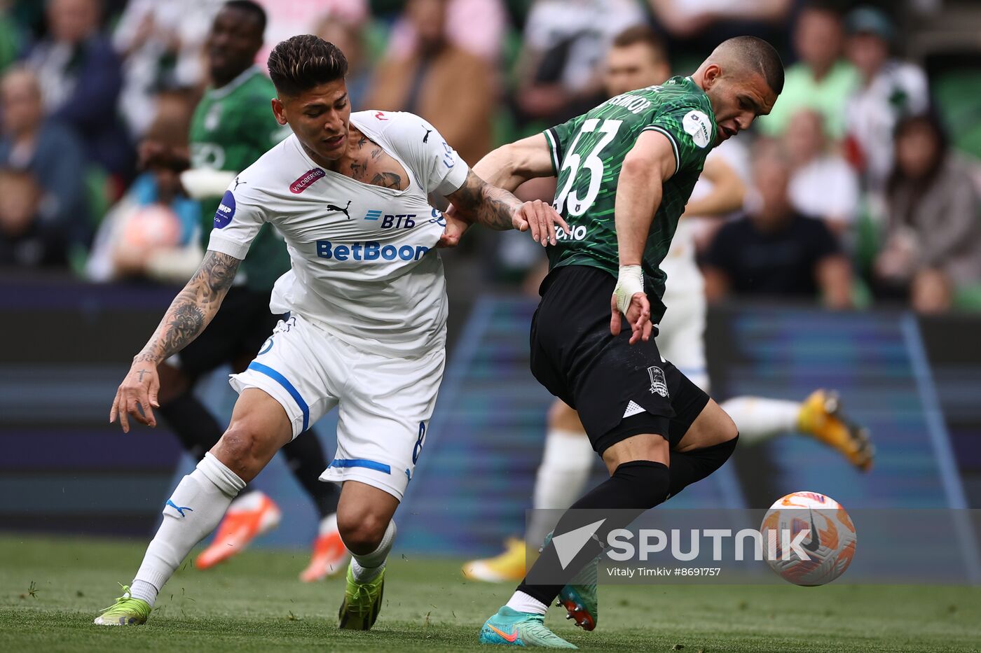 Russia Soccer Premier-League Krasnodar - Dynamo