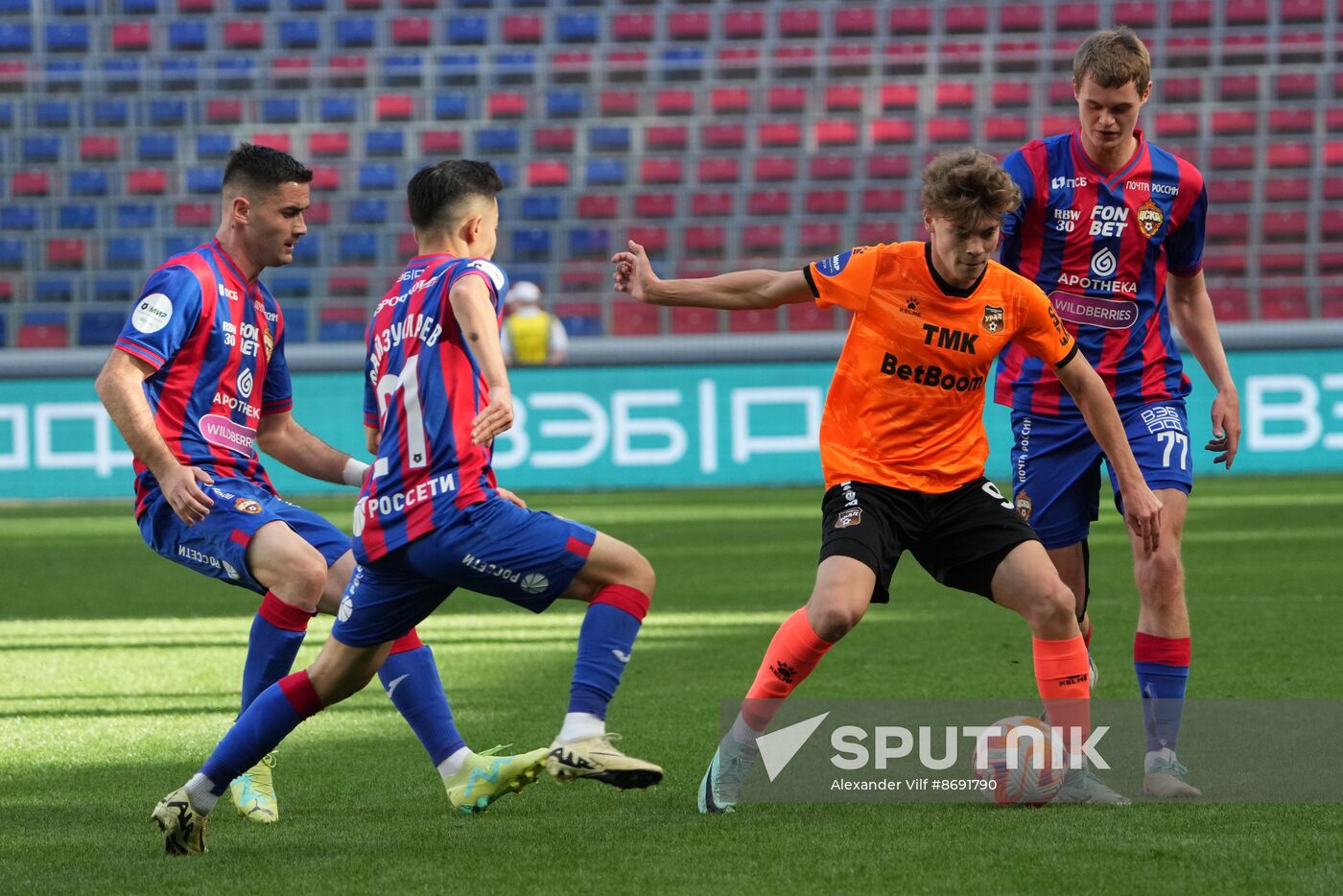 Russia Soccer Premier-League CSKA - Ural