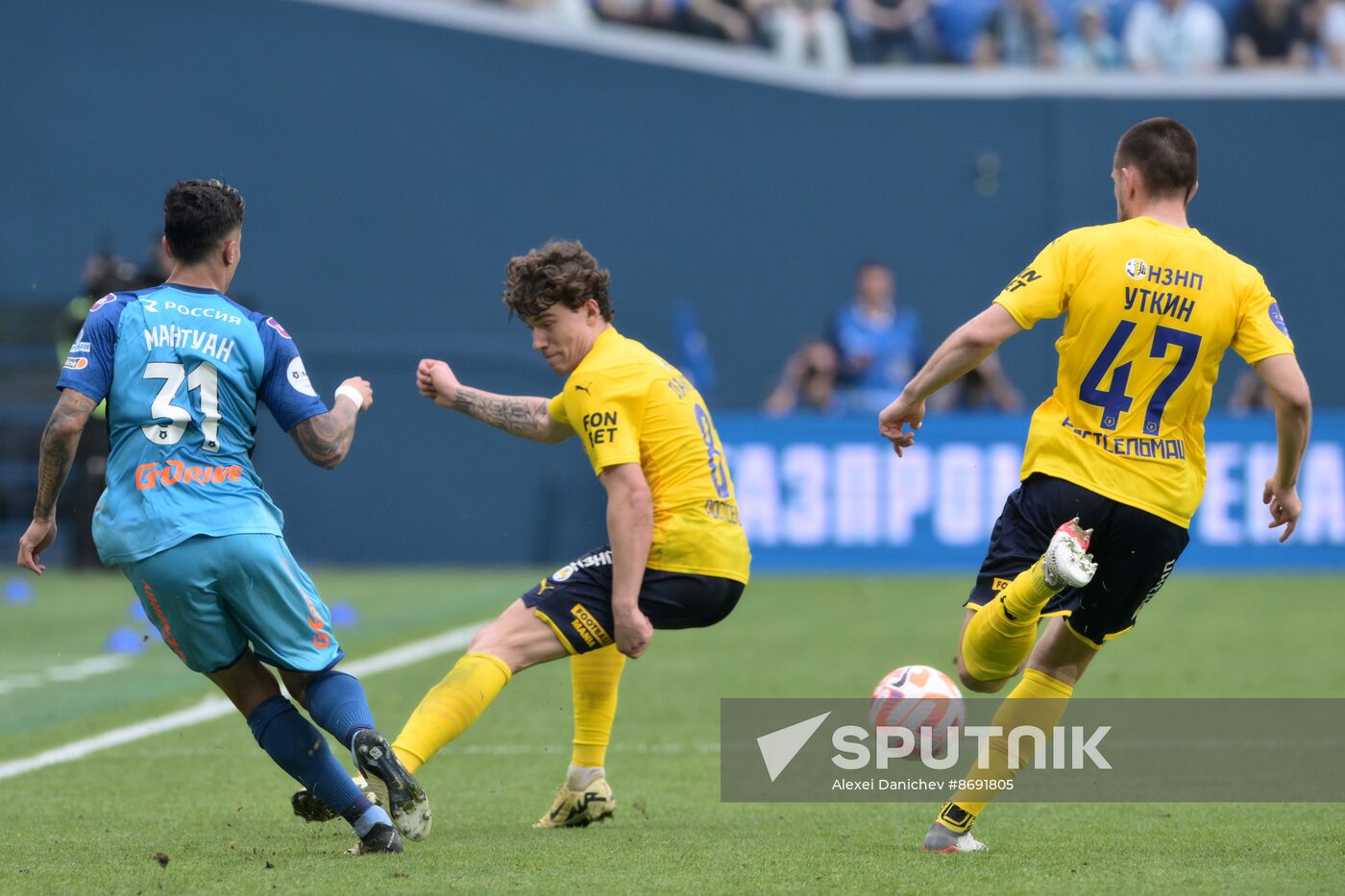 Russia Soccer Premier-League Zenit - Rostov
