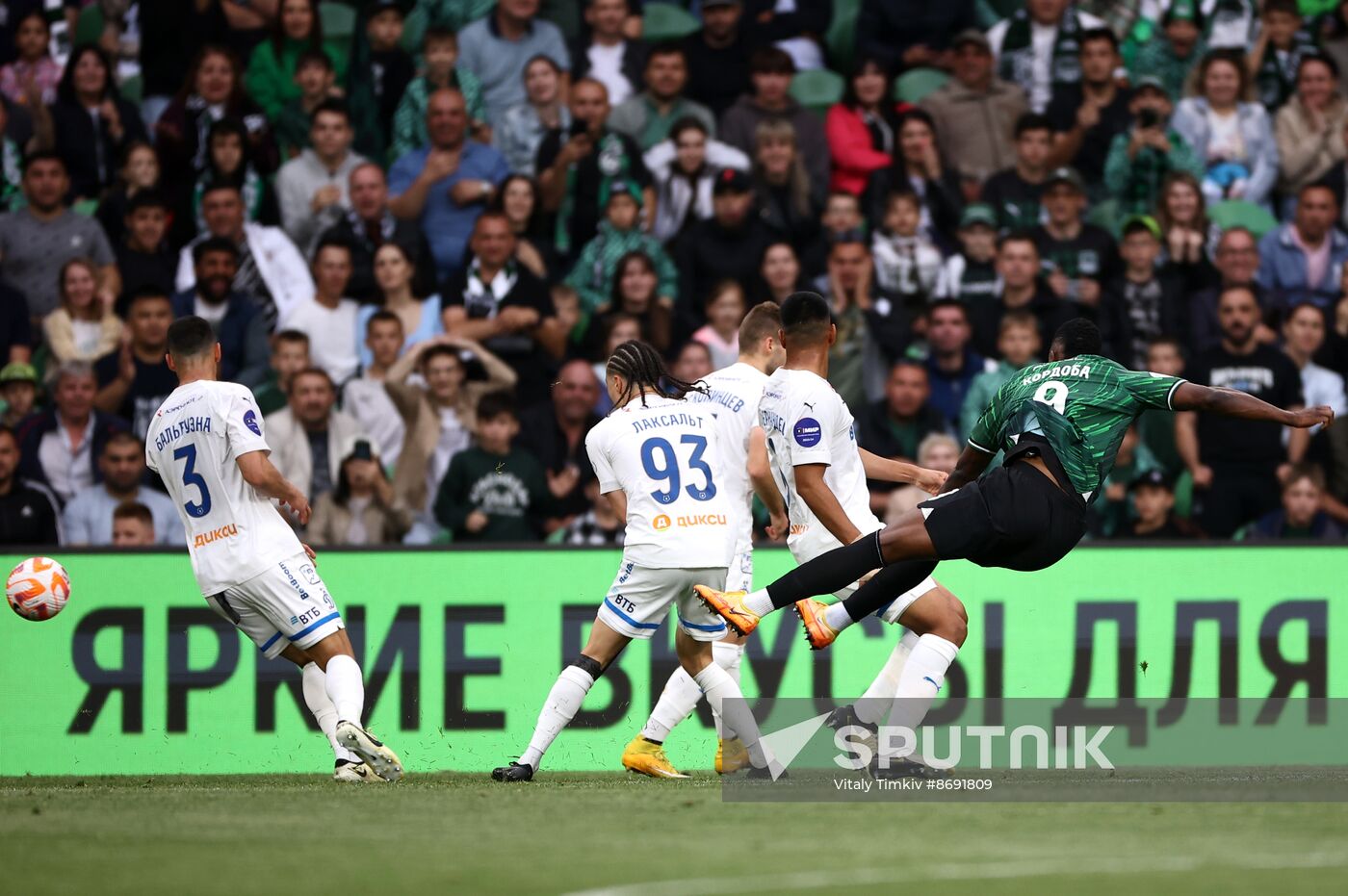 Russia Soccer Premier-League Krasnodar - Dynamo