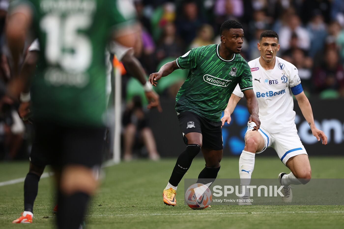 Russia Soccer Premier-League Krasnodar - Dynamo